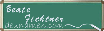 Beate Fichtner Visitenkarte